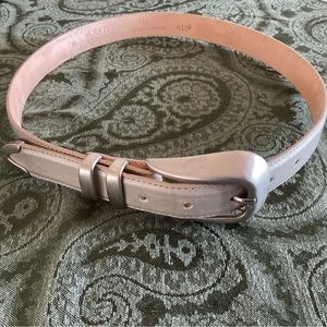 Leatherockinc; Gold Belt made in San Diego USA. Size medium in Great Condition.